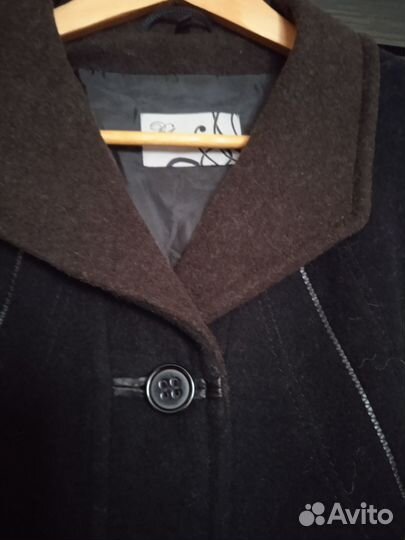 Полупальто женское, шерсть 50 размер