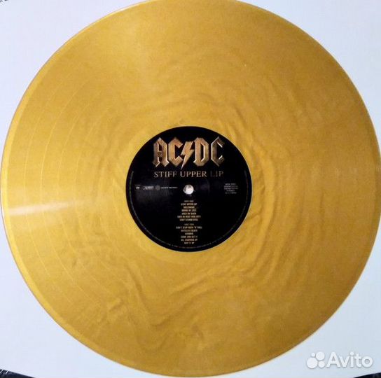 Виниловая пластинка AC/DC - Stiff Upper Lip (50th Anniversary, 180 Gram, Limited Golden Vinyl LP)