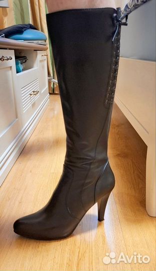 Сапоги женские натуральная кожа 37 Tervolina