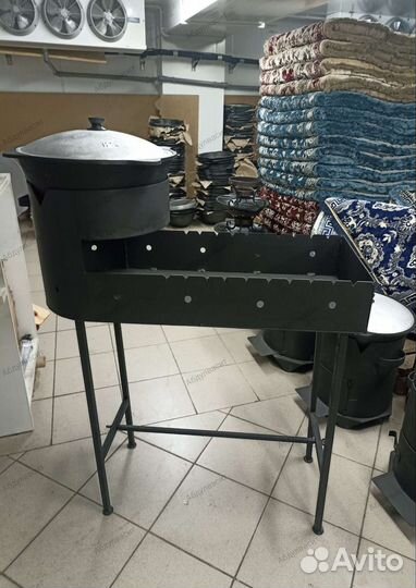 Мангал 3мм с печью под казан