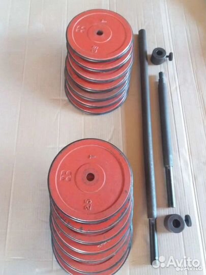 Штанга 35кг и блины отдельно по 2,5кг