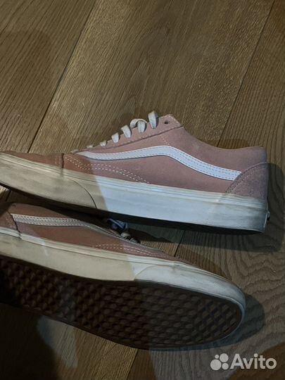 Кеды Vans женские розовые скейтерские