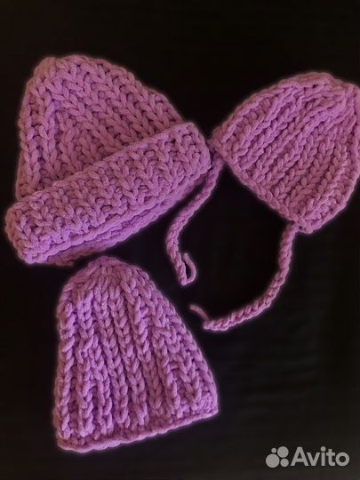 Шапка вязанная женская/детская