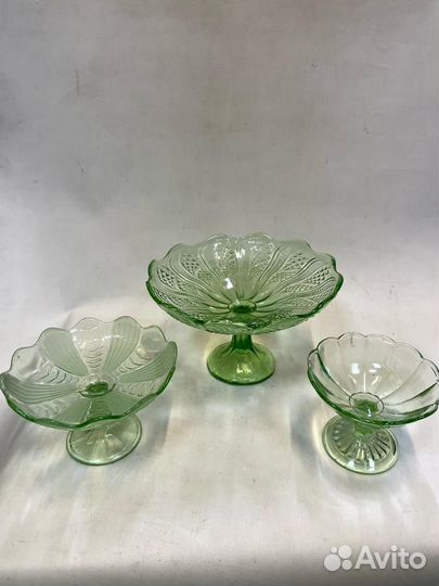 Ваза для фруктов на ножке СССР