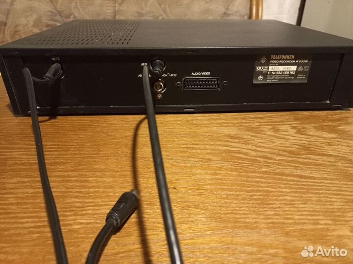 Видеомагнитофон s vhs