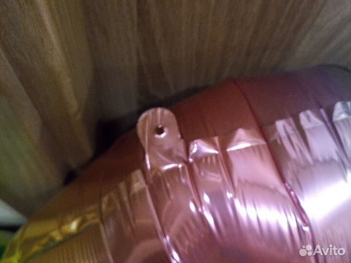 Шарики цифра 10 и авокадо фольгированные