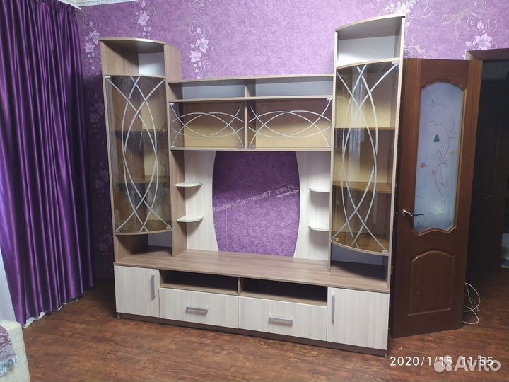 Гостиная (2,1м) цс венге/молочный (шимо т/с)