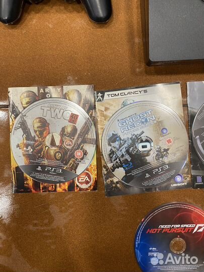 PS3 300gb +диски
