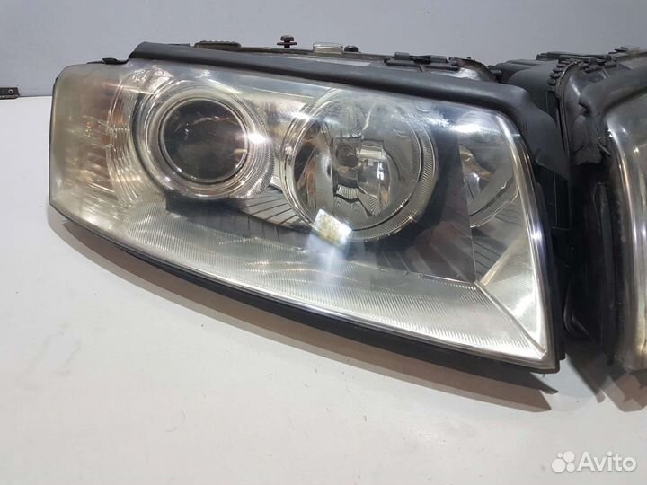 Фары дорестайлинг пара ауди а8 audi a8