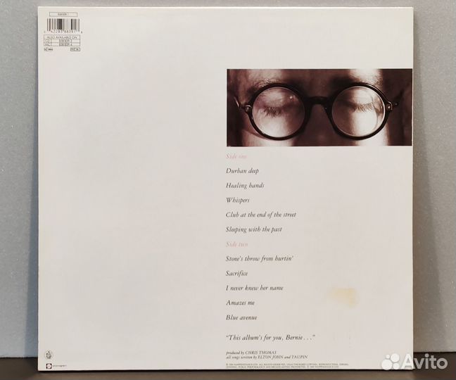 Elton John – Sleeping With The Past (винил, LP), 1