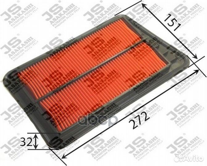 Фильтр воздушный A863J JS Asakashi