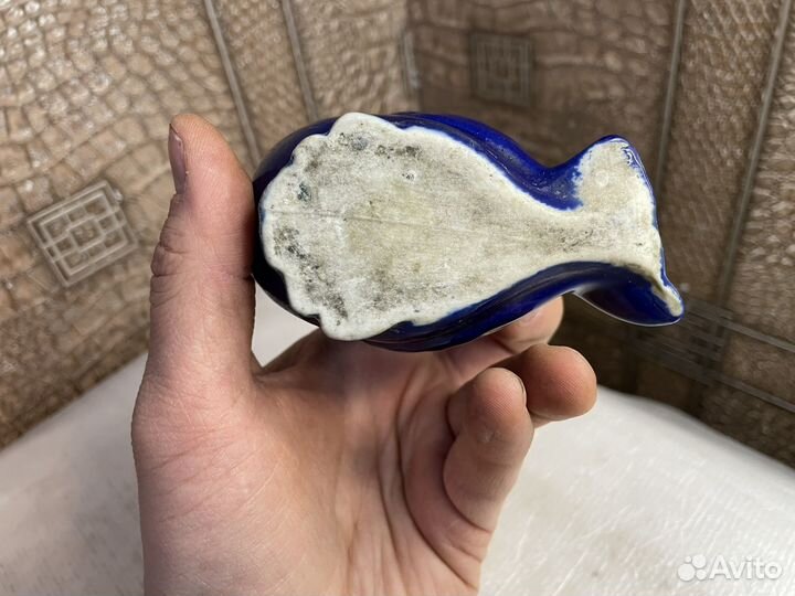 Редкая Статуэтка пепельница птенец 1970 год фаянс