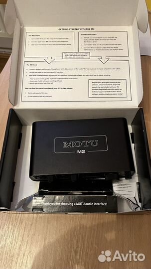 Внешняя звуковая карта Motu M2
