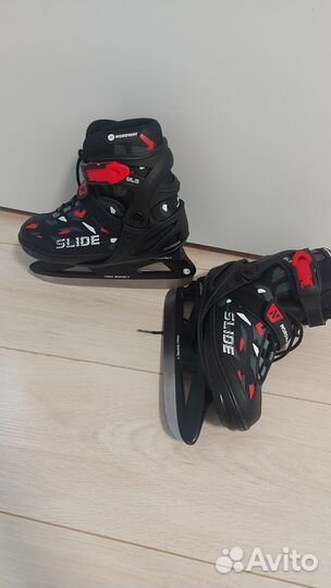 Коньки детские раздвижные 33 36