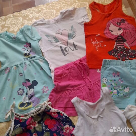 Пакет вещей на рост 90 - 100 см. Цена за пакет