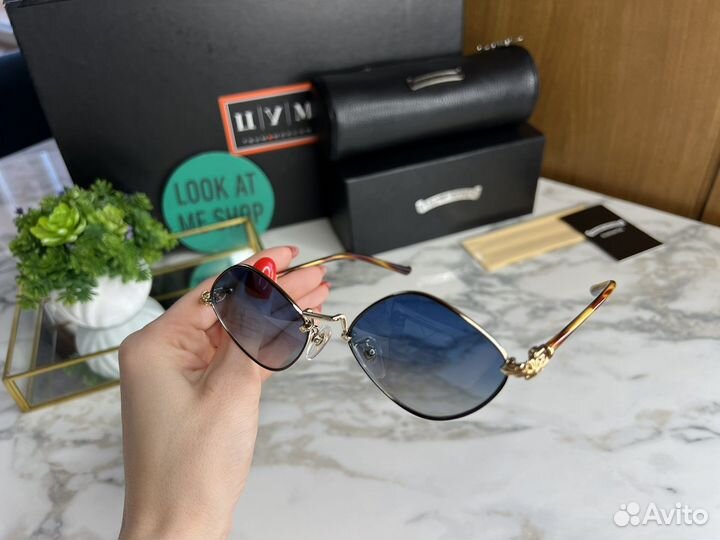 Очки Chrome Hearts премиум солнцезащитные