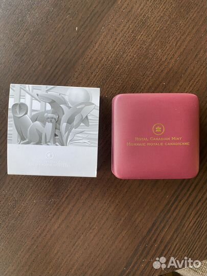 Монета серебро 2010 3 Канада Сипуха (сова)