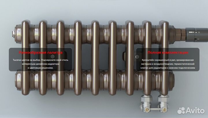 Дизайнерские трубчатые радиаторы отопления