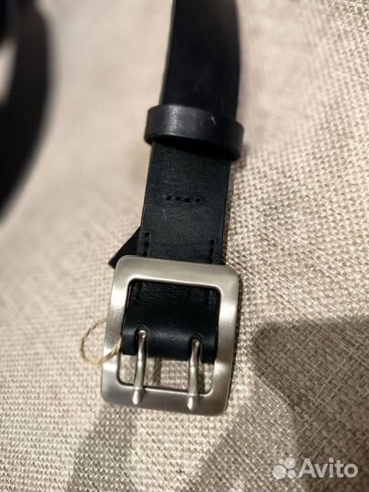 Мужской кожаный ремень ручной работы
