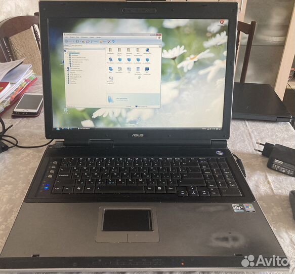 Ноутбук asus на запчасти