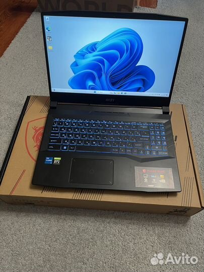 Игровой ноутбук MSI rtx 3050ti