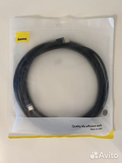 Кабель Hdmi 2.0 4K 60Hz Baseus 5 метров