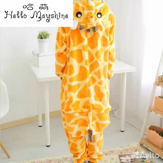Пижама Кикуруми Жираф комбинезон