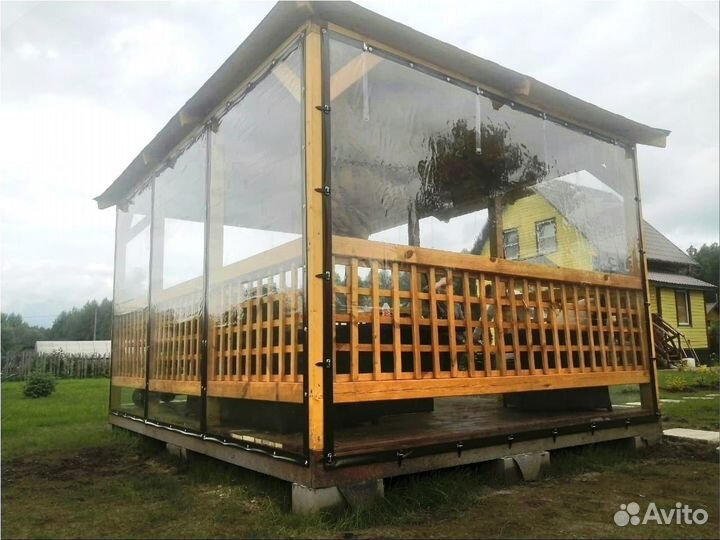 Мягкие стёкла для веранды