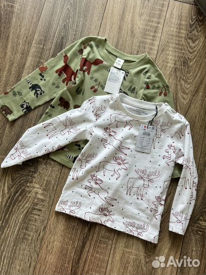 Лонгслив комплект 2 шт hm и reserved 98 размер