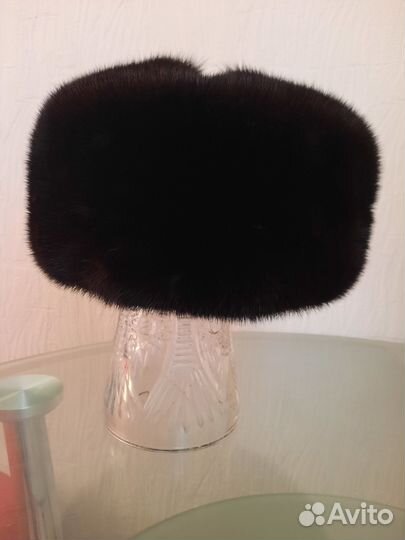 Шапка-ушанка мужская из меха норки 58-62