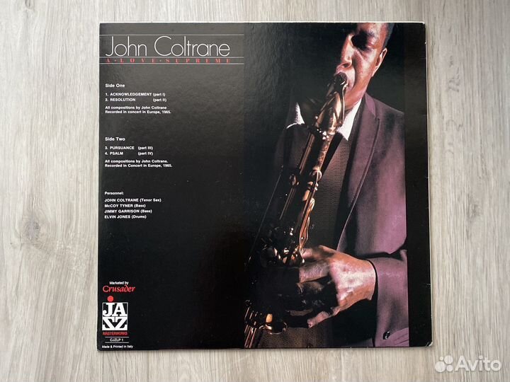 Виниловая пластинка John Coltrane