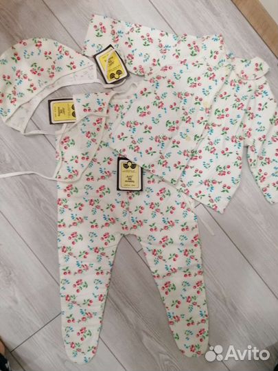 Винтаж распашонка ползунки чепчик