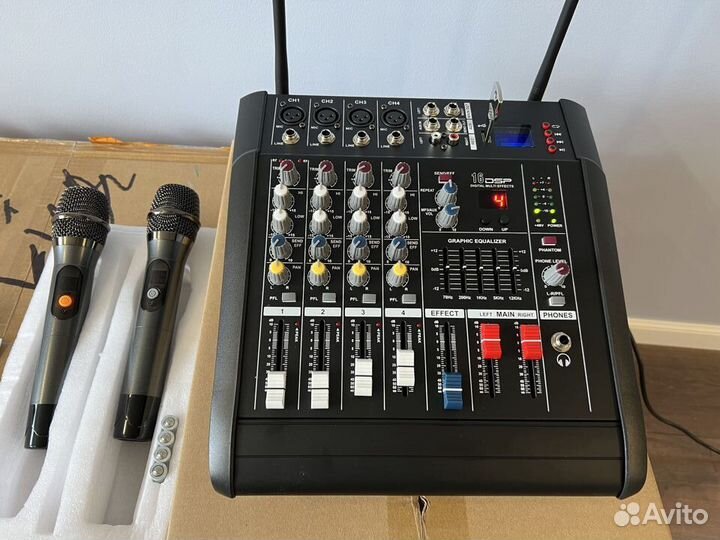 Активный микшерный пульт, Караоке микрофоны