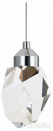 Подвесной светильник Indigo Cristallo 12053/1P Chrome