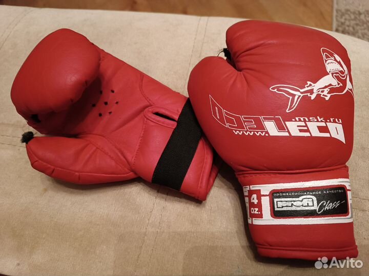 Боксерские перчатки детские 4 oz