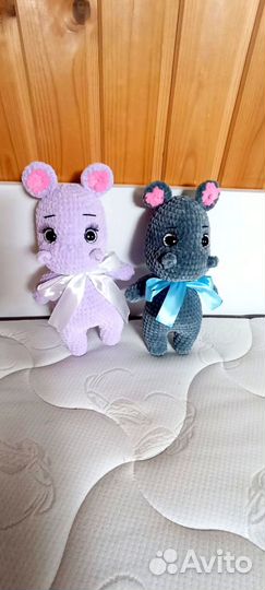 Вязаные плюшевые игрушки