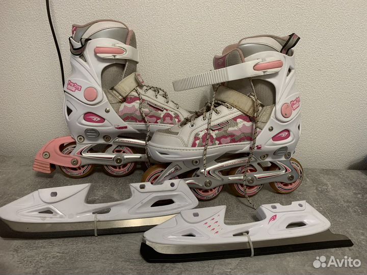 Ролики раздвижные для девочки