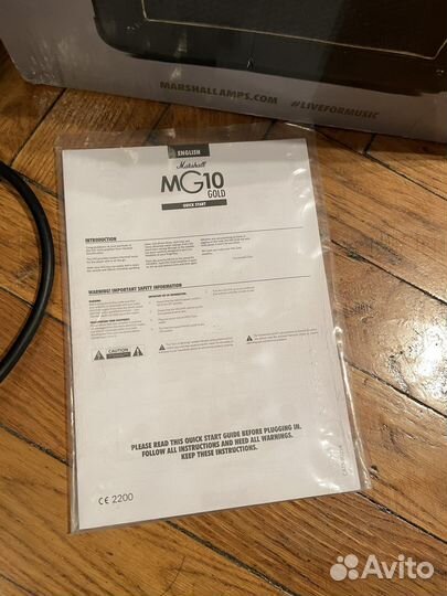 Marshall mg10cf комбоусилитель