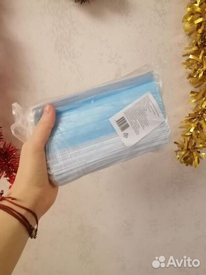 Маски медицинские одноразовые