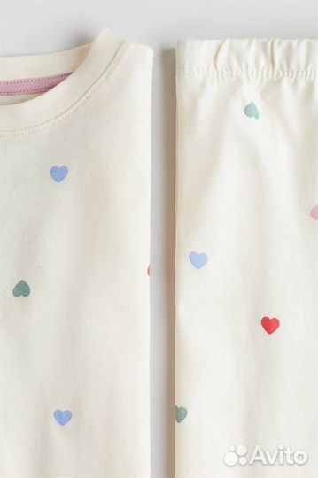 Пижама для девочки H&M 98/104, 122/128