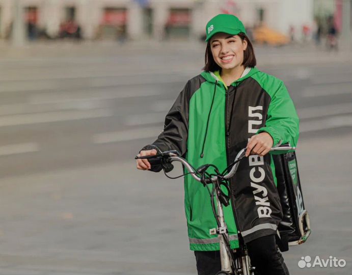 Вело-курьер в магазин правильного питания