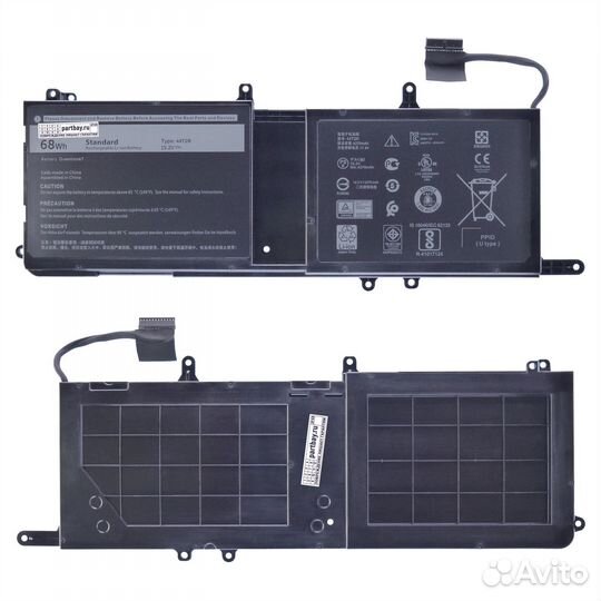 Аккумулятор для Dell 44T2R 15.2V 4276mAh 68Wh