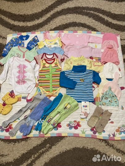 Вещи на ребенка размер 56-68