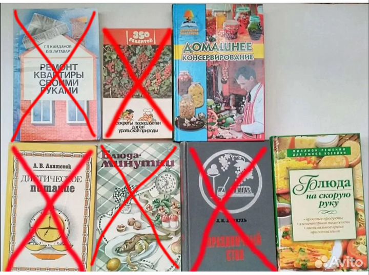 Книги по питанию, ремонту и домашнему хозяйству