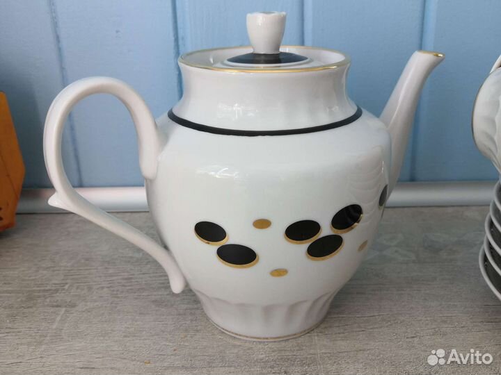 Сервиз чайный новый Овальчики Дулевский