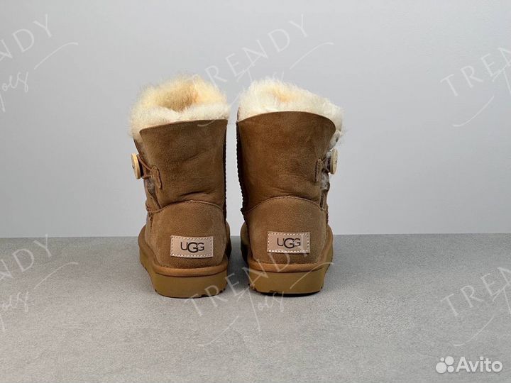 Угги classic темно песочные детские UGG