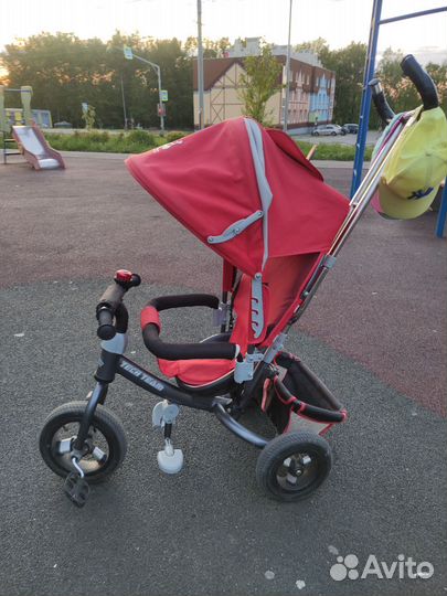 Велосипед с родительской ручкой