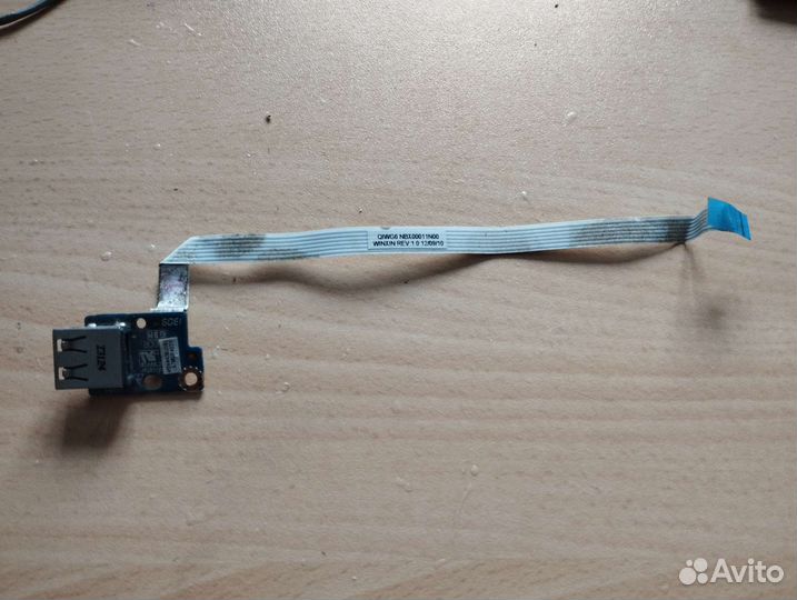 Плата usb со шлейфом ls-7982p g580 20150
