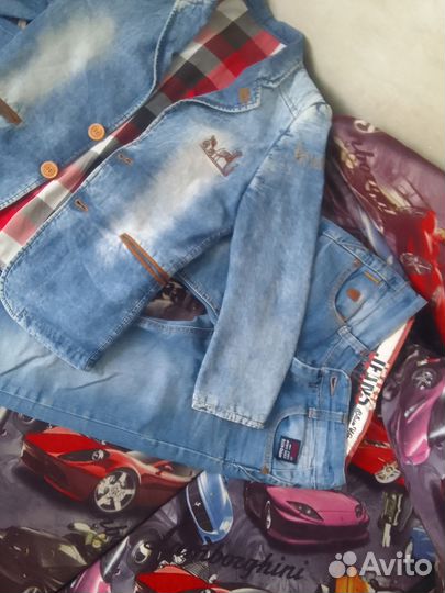 Джинсовый костюм(классический)