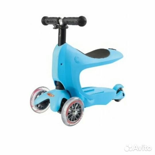 Самокат детский трехколесный с сиденьем